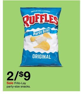 Target Frito-lay party-size snacks offer