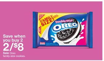 Target Oreo family-size cookies offer