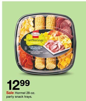 Target Hormel 28-oz. party snack trays offer