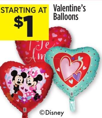 Dollar General Valentine's balloons offer