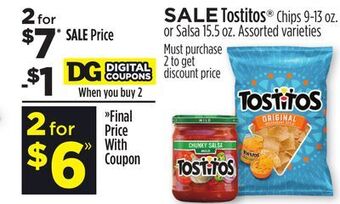 Dollar General Tostitos® offer