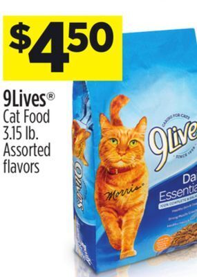 Dollar General 9lives® cat food offer