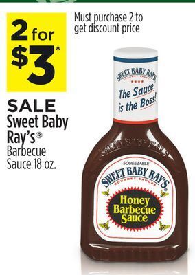 Dollar General Sweet baby ray's® barbecue sauce offer