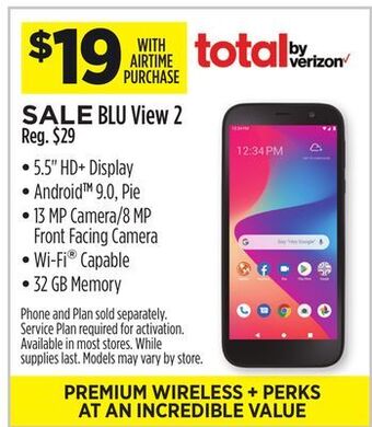 Dollar General Blu view 2 offer