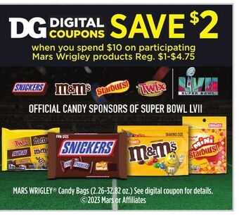 Dollar General Mars wrigley products offer