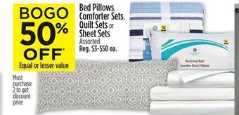 Dollar General Bed pillows, comforter sets, quilt sets or sheet sets offer