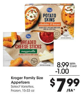 Kroger Kroger Family Size Appetizers 15-33 oz offer