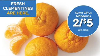 Kroger Sumo Citrus Mandarins offer