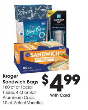 Kroger Kroger Sandwich Bags offer