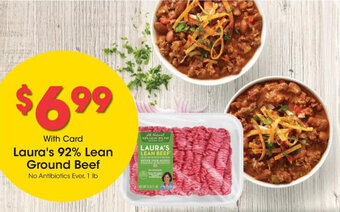 Kroger Laura's 92% Lean Ground Beef offer