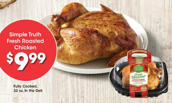 Kroger Simple Truth Fresh Roasted Chicken offer