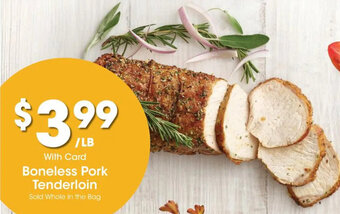 Kroger Boneless Pork Tenderloin offer