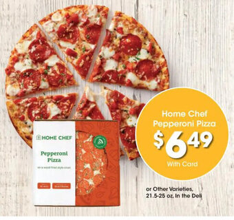 Kroger Home Chef Pepperoni Pizza offer