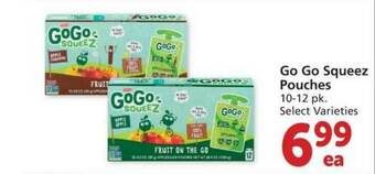 Albertsons Go Go Squeez Pouches offer