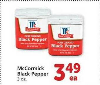 Albertsons Mccormick Black Pepper offer