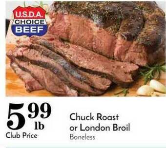 Pavilions Chuck Roast Or London Broil offer