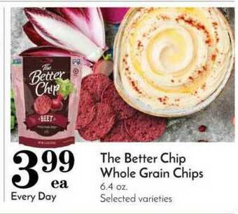 Pavilions The Better Chip Whole Grain Chips offer
