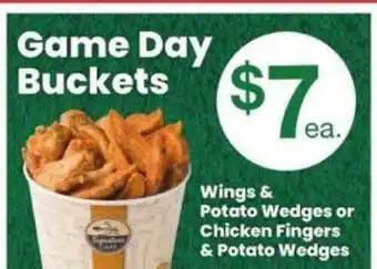 ACME Wings & potato wedges or chicken fingers & potato wedges offer