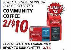 Breaux Mart Community coffee offer