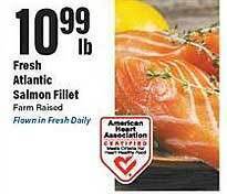Big Y Fresh atlantic salmon fillet offer