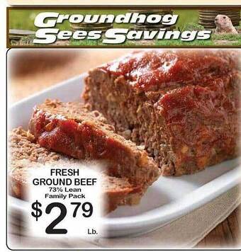 Foodland Fresh ground beef offer