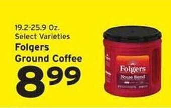 Hannaford Folgers ground coffee offer