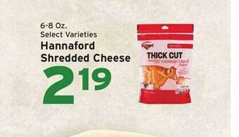 Hannaford Hannaford shredded cheese offer
