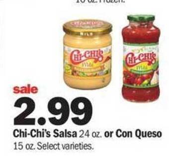 Meijer Chi-chi's salsa or con queso offer