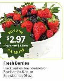 Nob Hill Fresh berries offer