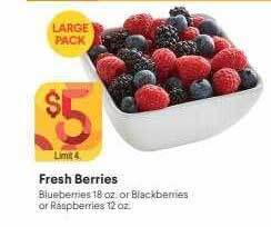 Nob Hill Fresh berries offer