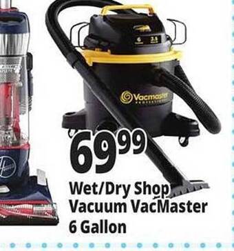 Ocean State Job Lot Wet-dry shop vacuum vacmaster 6 gallon offer
