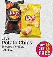 Roche Bros Lay's potato chips offer