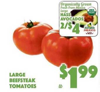 The Food Emporium Large beefsteak tomatoes offer