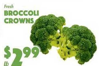 The Food Emporium Fresh broccoli crowns offer
