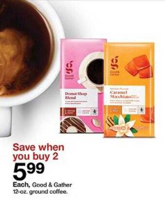 Target Good & gather 12-oz ground coffee offer