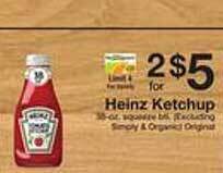 The Fresh Grocer Heinz ketchup offer