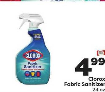 Weis Markets Clorox fabric sanitizer offer
