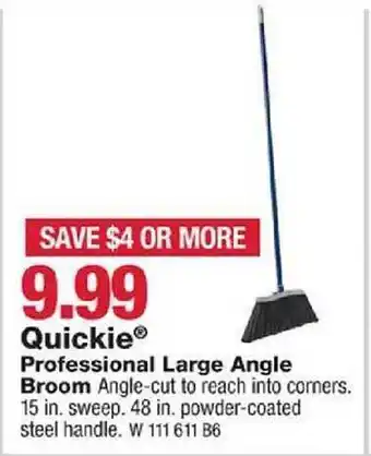 True Value Quickie professional large angle broom offer