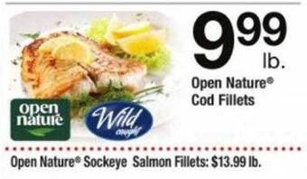ACME Open nature cod fillets offer