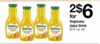 ACME Tropicana juice drink offer