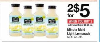 ACME Minute maid light lemonade offer