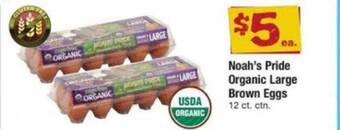 ACME Noah's pride organic large brown eggs offer