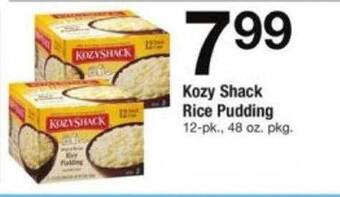 ACME Kozy shack rice pudding offer