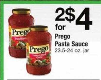 ACME Prego pasta sauce offer