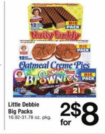 ACME Little debbie big packs offer