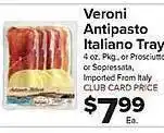 Veroni antipasto italiano tray