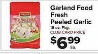 Foodtown supermarkets Garland food fresh peeled garlic offer
