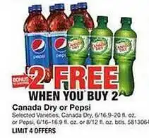 Giant Food Canada dry or pepsi offer