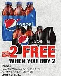 Giant Food Pepsi selected varieties offer