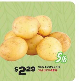 Grocery Outlet White potatoes offer
